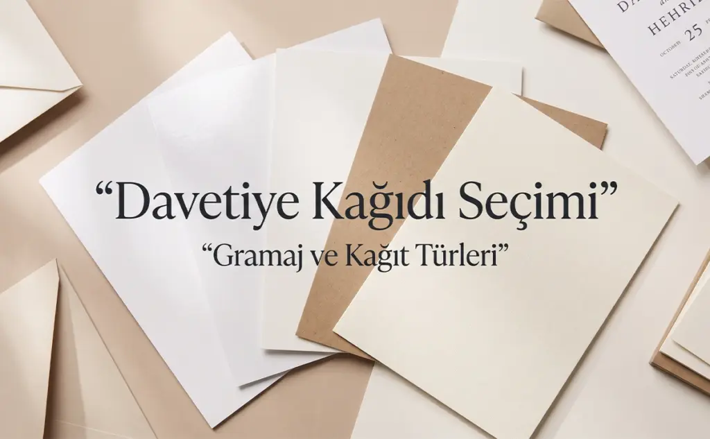 davetiye kagit secim
